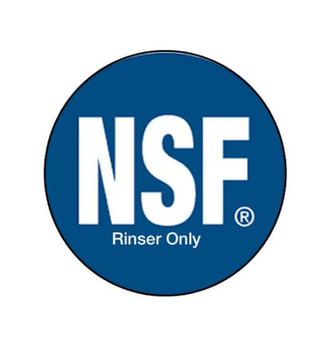 Krome 24″ X 7″ Side Spray Glass Rinser Drip Tray – Brushed Stainless – With Drain C460