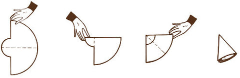 Chemex Bonded Filters Unfolded Half Moon