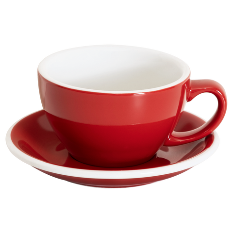Loveramics Latte Cup & Saucer – Glossy Coloured Finish