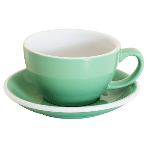 Loveramics Latte Cup & Saucer – Glossy Coloured Finish