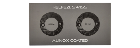 Helfezi Swiss 80 mm Alinox Coated Burr Set