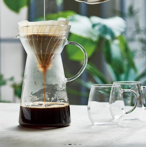 Hario V60 Hot & Iced Glass Coffee Maker