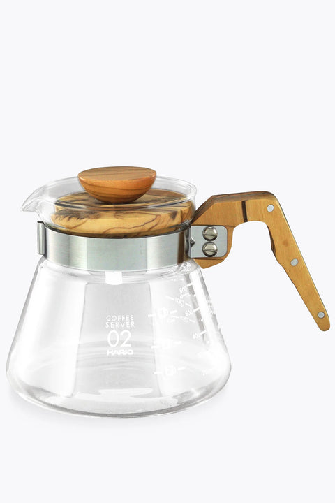 Hario V60 Coffee Server Olive Wood 02