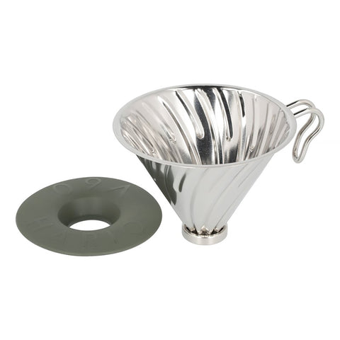 HARIO V60 Metal Dripper Silver 02