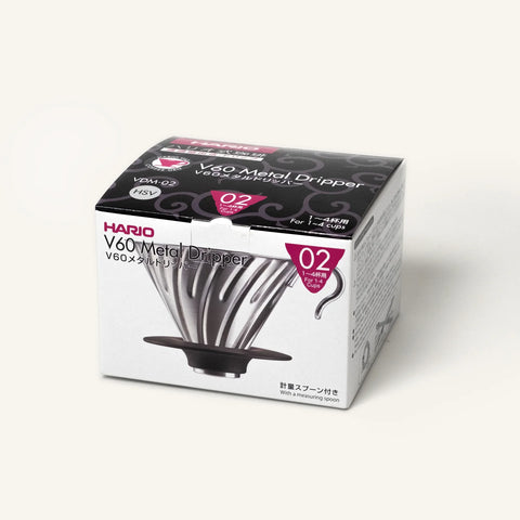 HARIO V60 Metal Dripper Silver 02