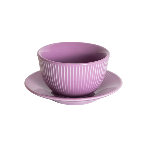 Boram Um Tasting Cup and 13cm Embossed Plate