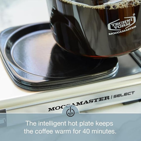 Moccamaster KBG Select, Coffee Machines, Filter Coffee Machine, Black, UK Plug, 1.25 Liters