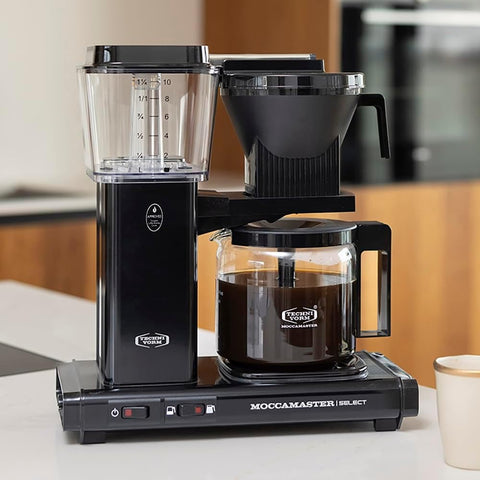 Moccamaster KBG Select, Coffee Machines, Filter Coffee Machine, Black, UK Plug, 1.25 Liters