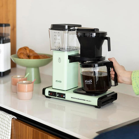 Moccamaster KBG Select, Coffee Machines, Filter Coffee Machine, Black, UK Plug, 1.25 Liters