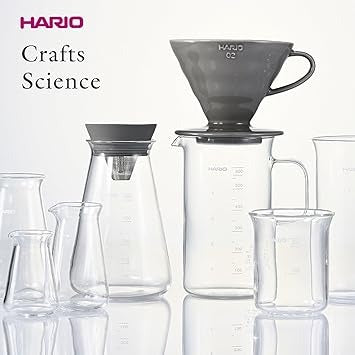 HARIO CP-100 Conical Pitcher, Crafts Science, Capacity: 3.4 fl oz (100 ml), Made in Japan, Transparent