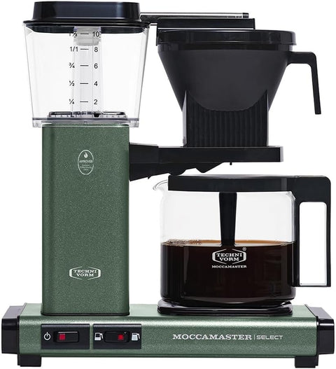 Moccamaster KBG Select, Coffee Machines, Filter Coffee Machine, Black, UK Plug, 1.25 Liters