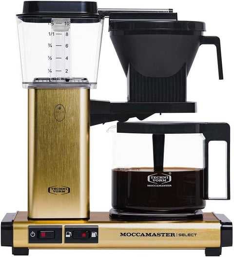 Moccamaster KBG Select, Coffee Machines, Filter Coffee Machine, Black, UK Plug, 1.25 Liters
