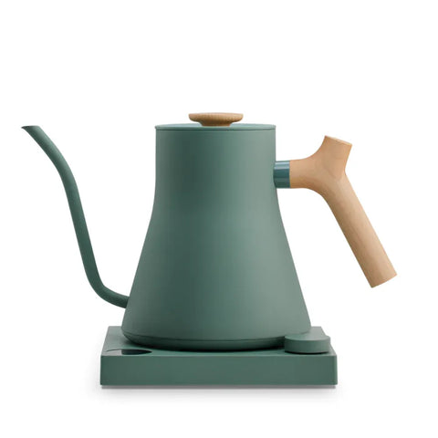 Fellow Stagg Kettle EKG 0.9L - Smoke Green & Maple Wooden Handle