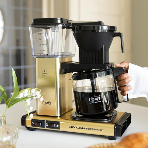 Moccamaster KBG Select, Coffee Machines, Filter Coffee Machine, Black, UK Plug, 1.25 Liters