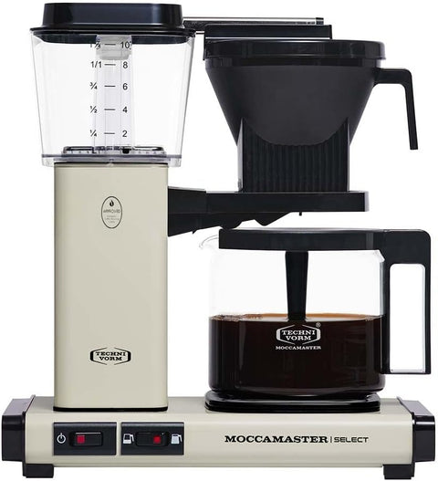 Moccamaster KBG Select, Coffee Machines, Filter Coffee Machine, Black, UK Plug, 1.25 Liters