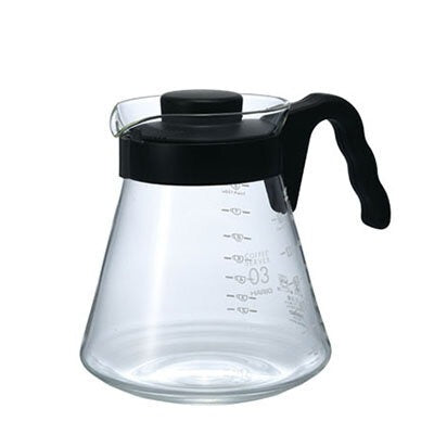 Hario V60 Coffee Server 700 ml – Borosilicate Glass Pour-Over Server (VCS-02B)