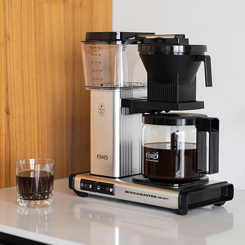 Moccamaster KBG Select, Coffee Machines, Filter Coffee Machine, Black, UK Plug, 1.25 Liters