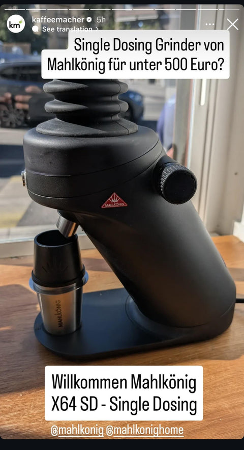 Mahlkonig X64 SD Single Dose Grinder